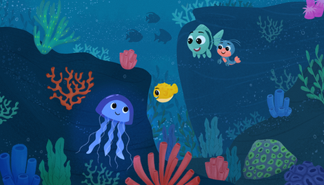 Scooter the Shrimp’s Underwater Adventures