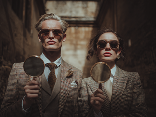 A close-up of a focused event leader during a high-pressure production moment, illustrating how leadership presence sets the tone for the final event experience.