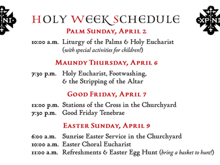 Holy Week 2023