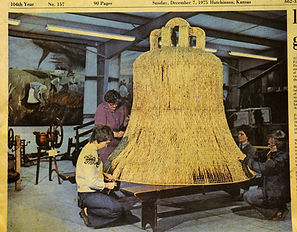 1975 Making the Wheat Liberty Bell