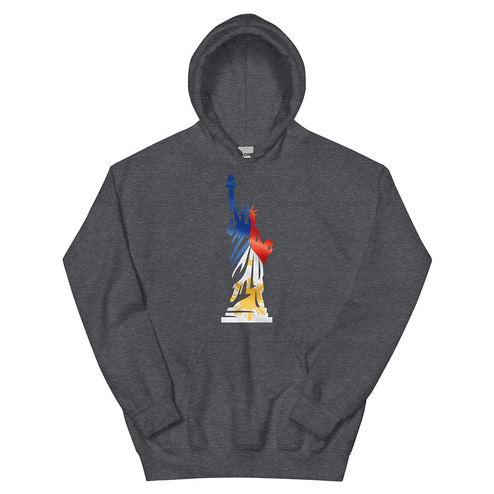 Thumbnail: Filipino Statue of Liberty Philippine Flag Unisex Hoodie
