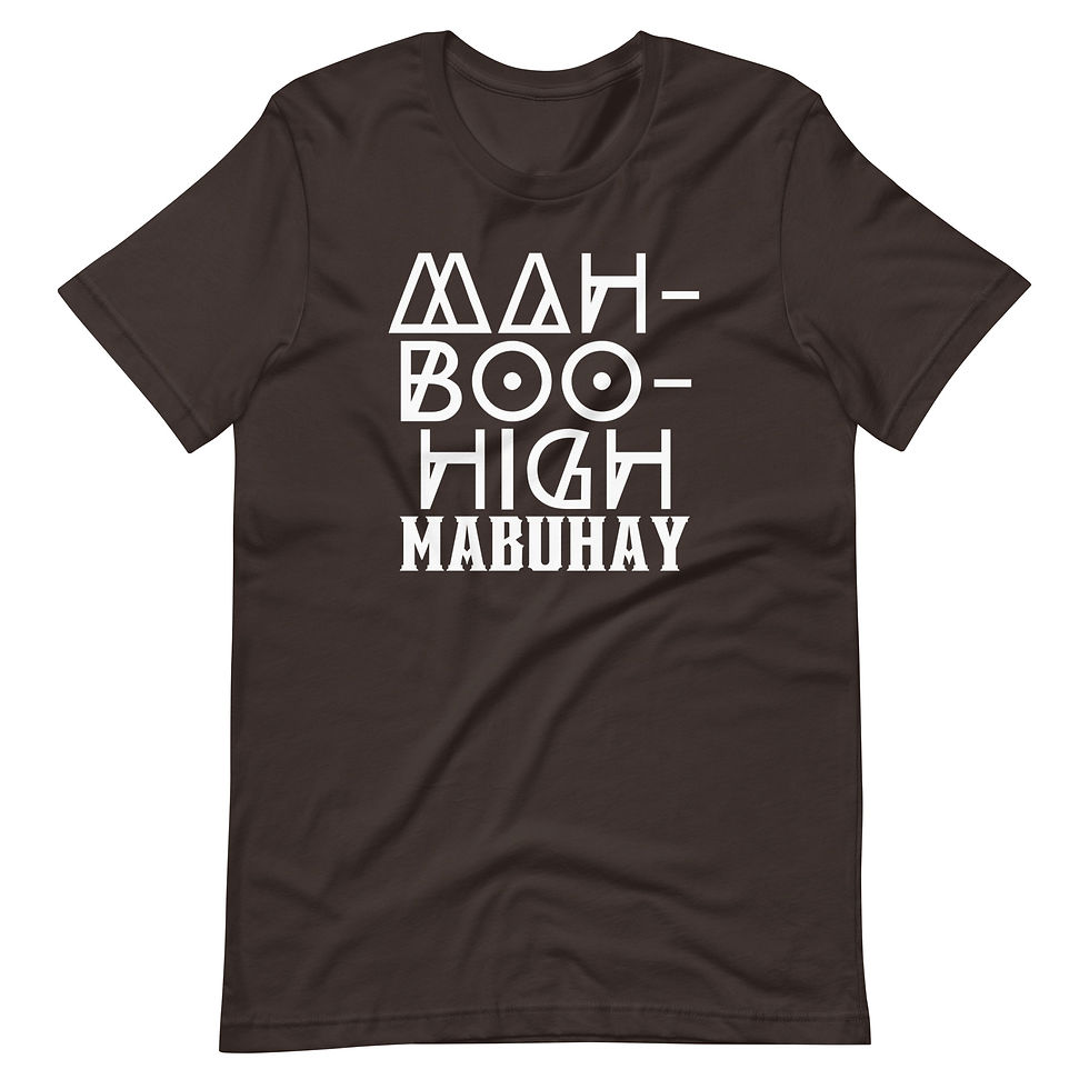 Thumbnail: Unisex Phonetic Mah-Boo-High Mabuhay