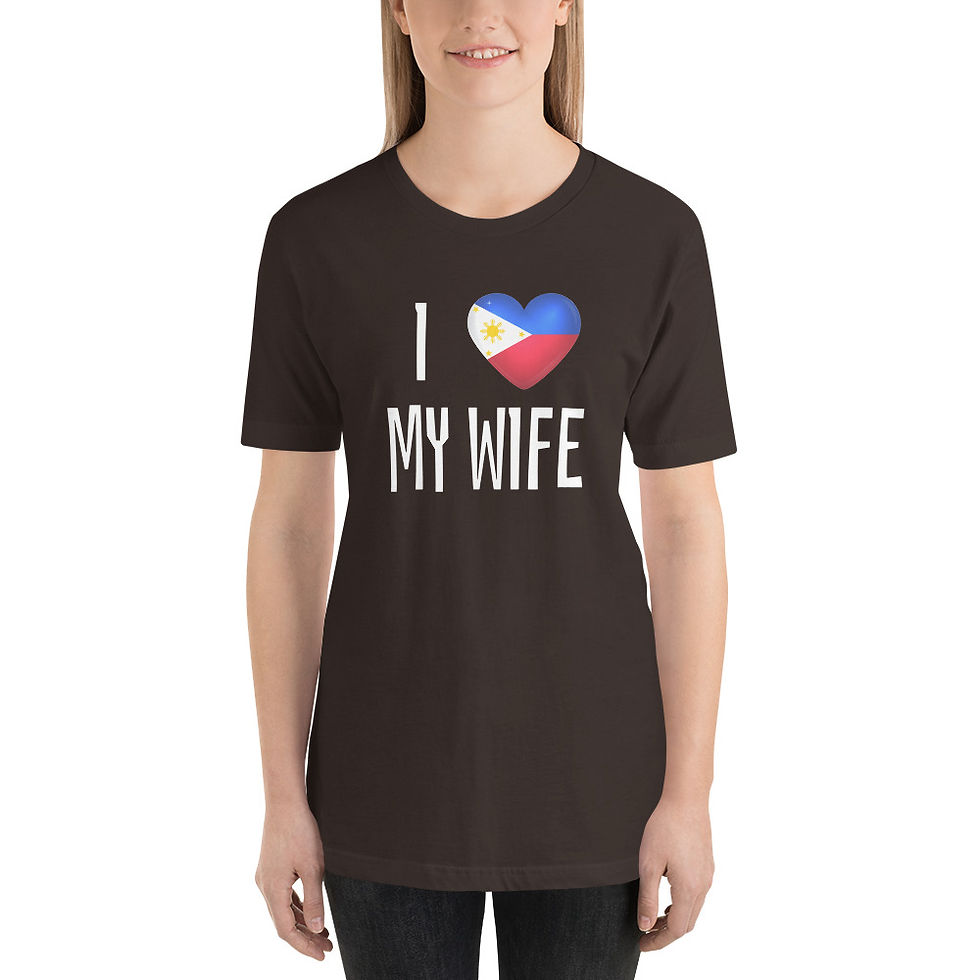 Thumbnail: Unisex I Filipino Flag Heart My Wife