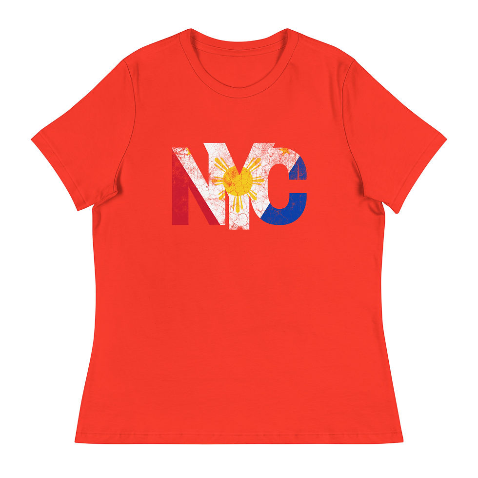Thumbnail: Womens NYC New York City Filipino With Philippine Flag