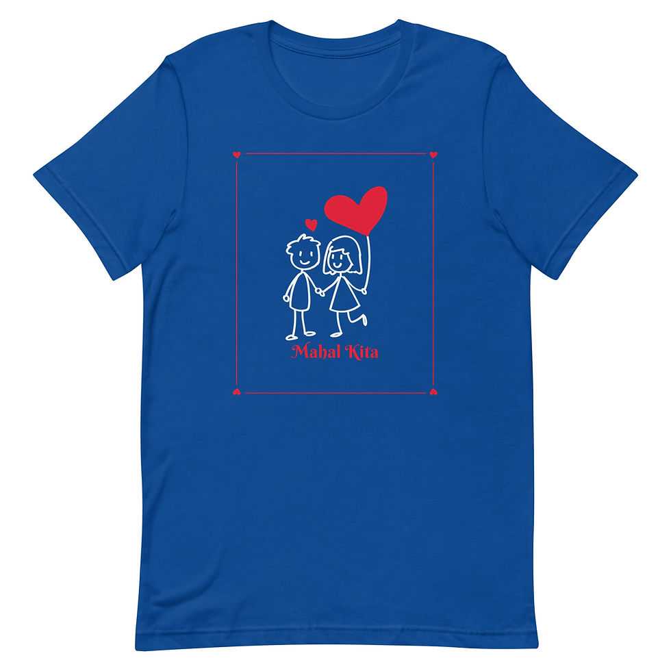 Thumbnail: Unisex Mahal Kita Romantic Couple With Heart Ballon