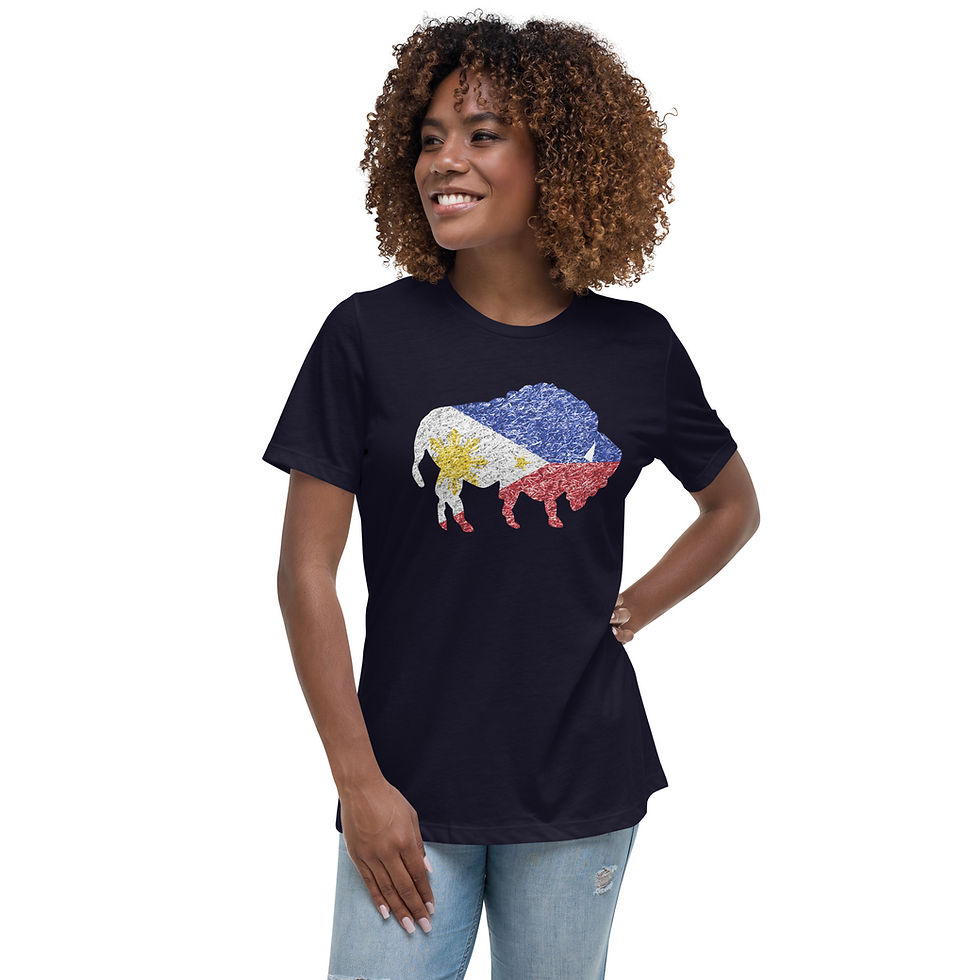 Thumbnail: Womens Colorado Filipino American Buffalo With Philippine Flag