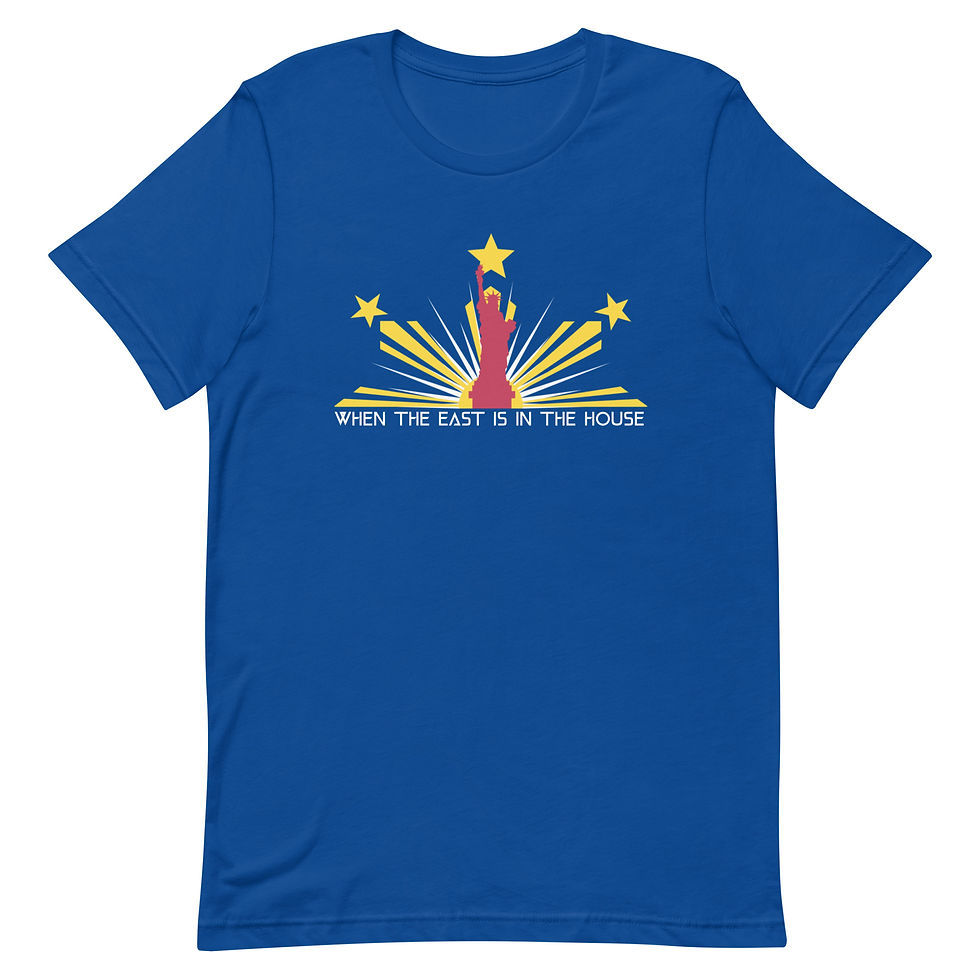 Thumbnail: Unisex When the east is in the house Statue Of Liberty