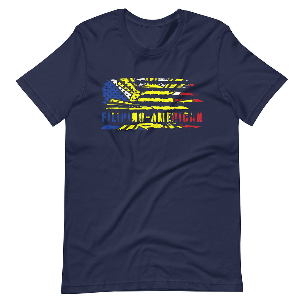 Thumbnail: Unisex Filipino American USA and Philippine Flag Fusion