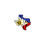 Thumbnail: Texas State Name Typography Philippine Flag No Bubble sticker