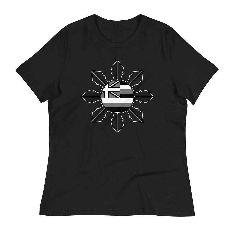 Thumbnail: Womens Philippine Sun Filipino Hawaiian Flag