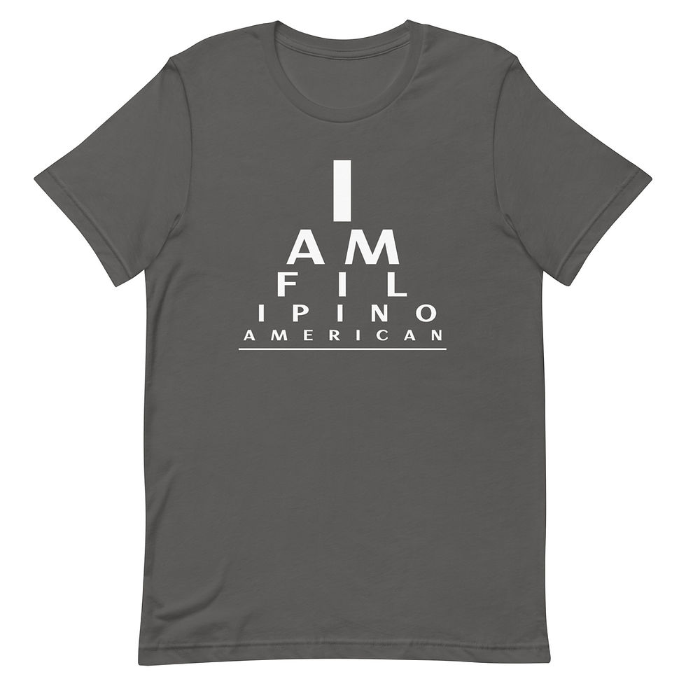 Thumbnail: Unisex IAM FILIPINO AMERICAN Optometrist Chart
