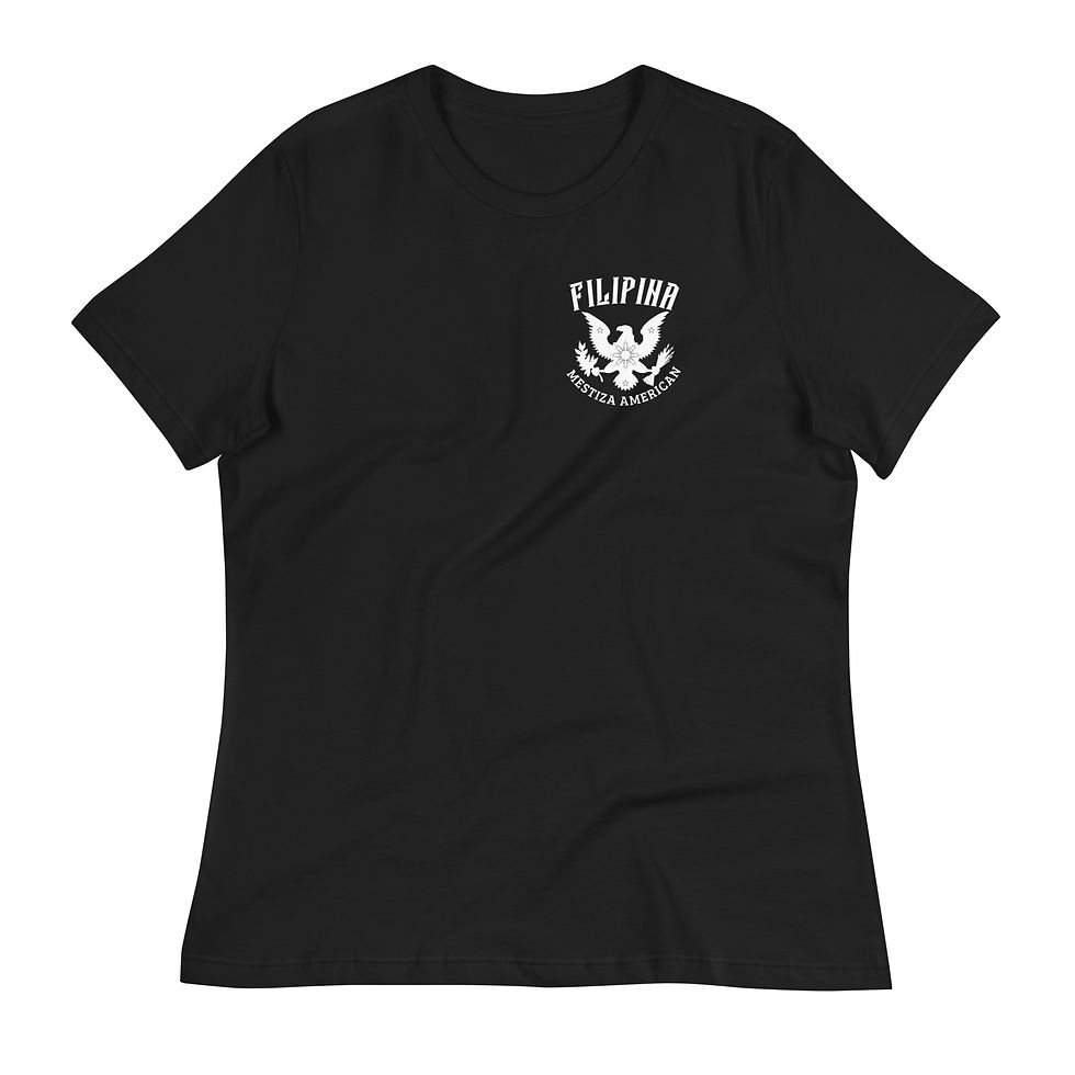Thumbnail: Womens Filipina Mestiza American Eagle With Philippine Sun Stars
