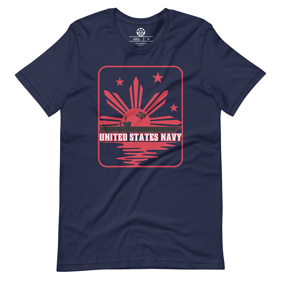 Thumbnail: Unisex USN Aircraft Carrier Philippine Sun Star