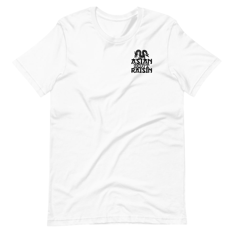 Unisex Asian Don't Raisin With Dragon Blk