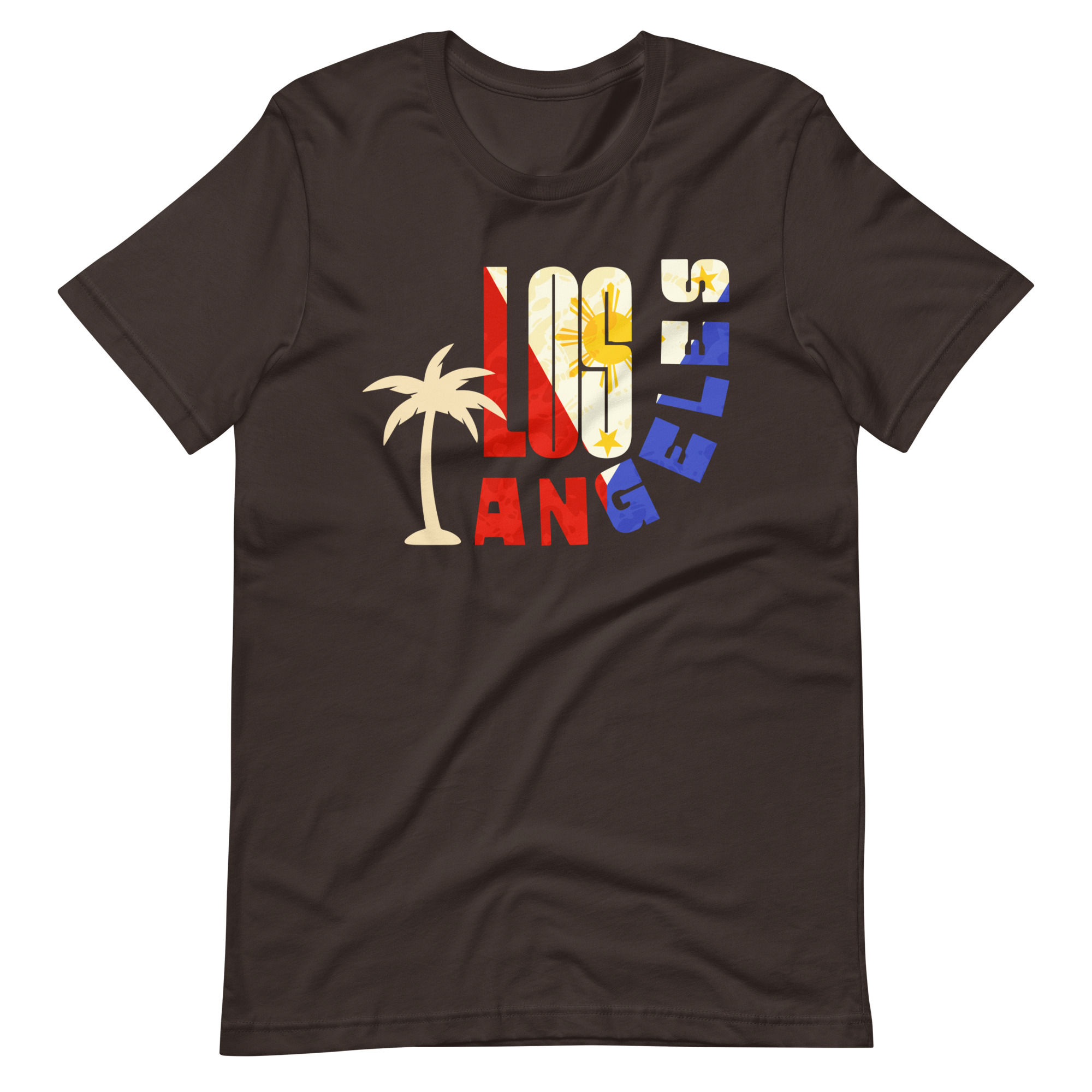 Unisex Los Angeles Philippine Flag Palm Tree