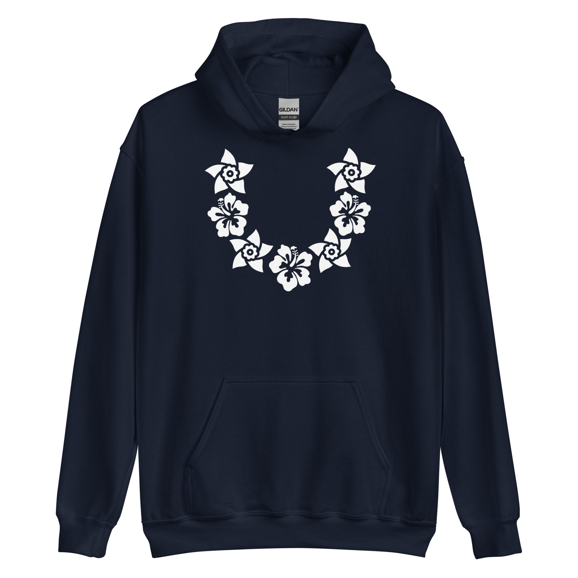 Sampaguita Plumeria Filipino Hawaiian Lei Unisex Hoodie