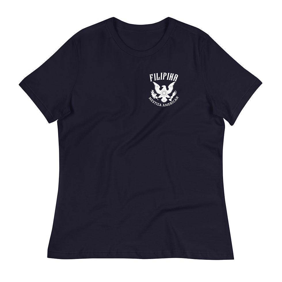 Thumbnail: Womens Filipina Mestiza American Eagle With Philippine Sun Stars