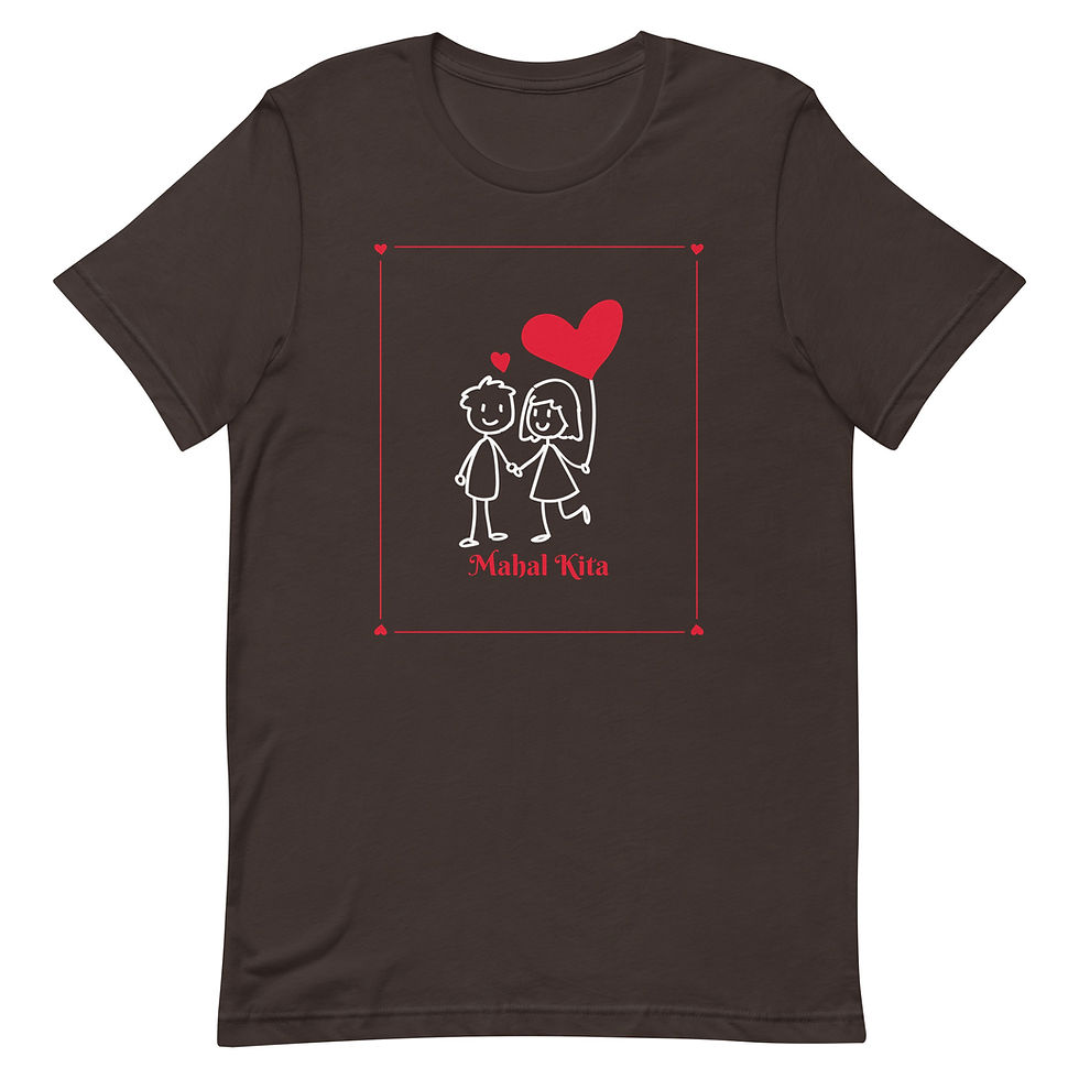 Thumbnail: Unisex Mahal Kita Romantic Couple With Heart Ballon