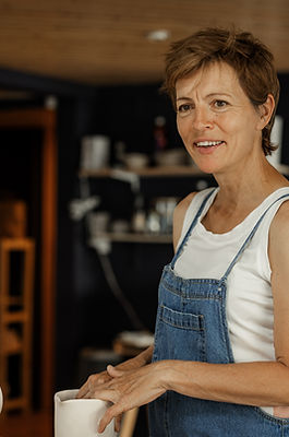 Michaela Giger, Gründerin vom Keramikatelier Ybrig und MAELIA Keramik