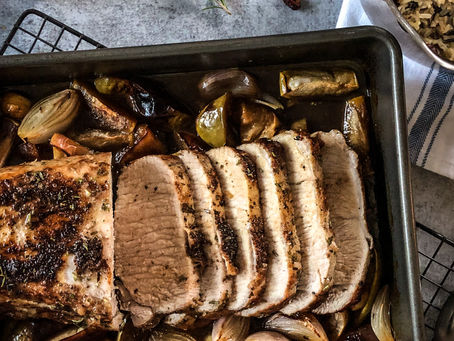 Rosemary Pork Loin with Apples