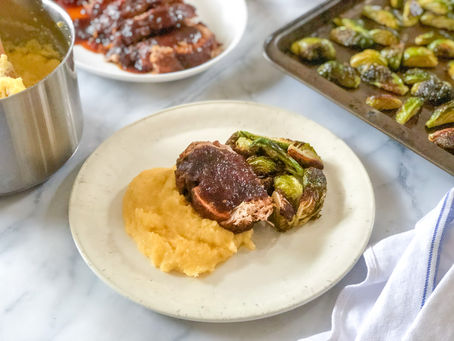 Slow Cooker Pork Loin with Apple Cider Glaze