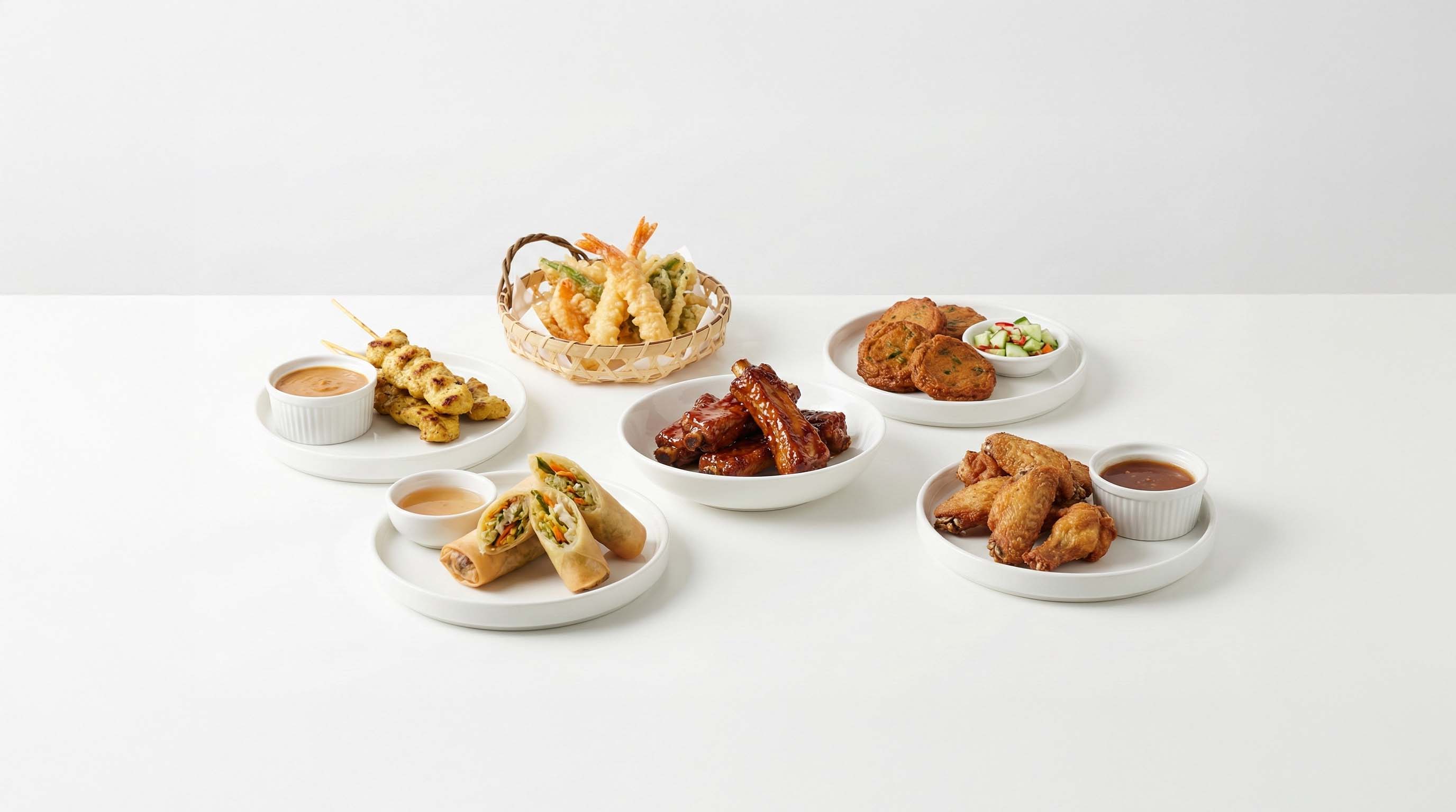 Arranged Food and Objects