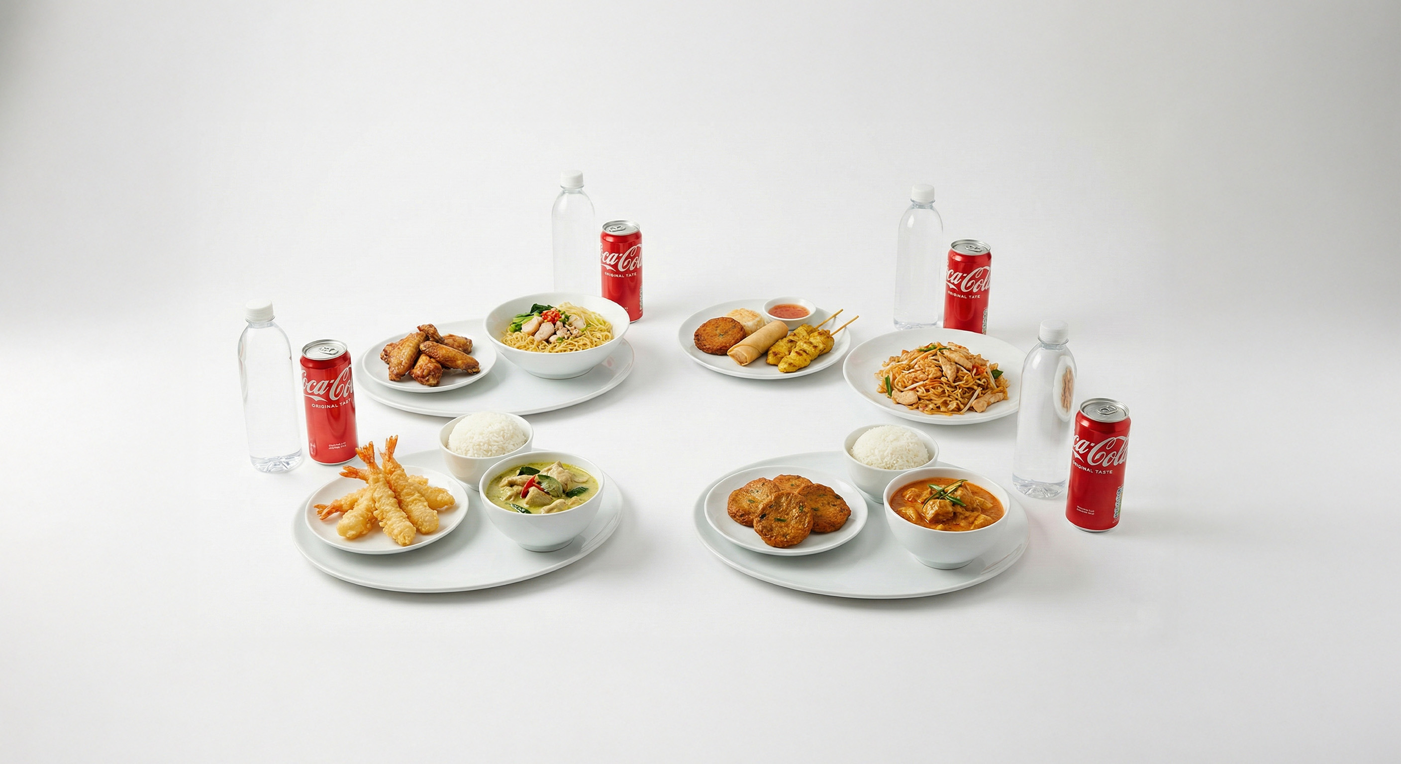 Arranged Food and Objects