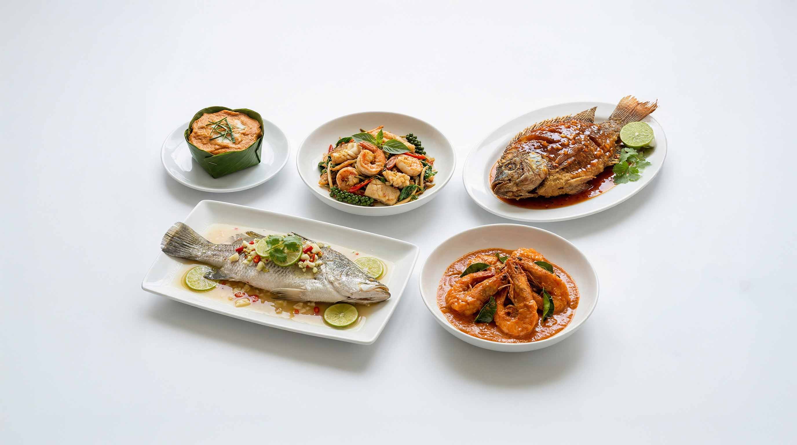 Arranged Food and Objects