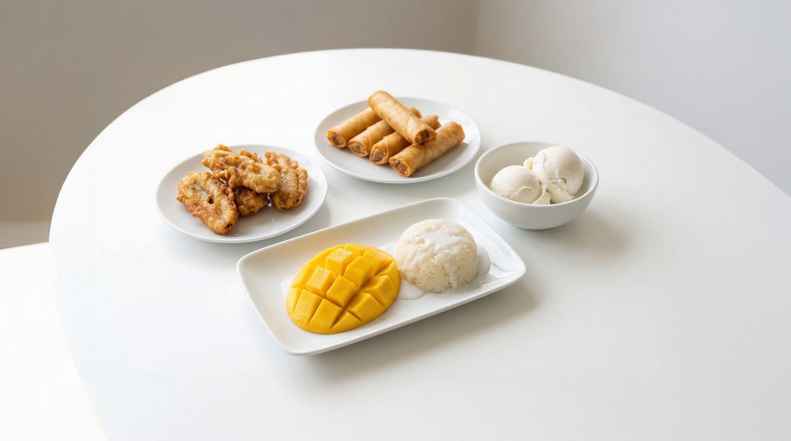 Arranged Food and Objects