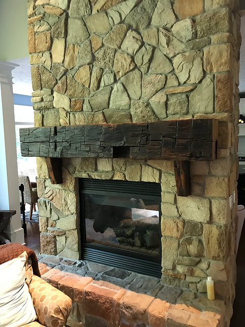 Barn Beam Mantle My Wood Loft