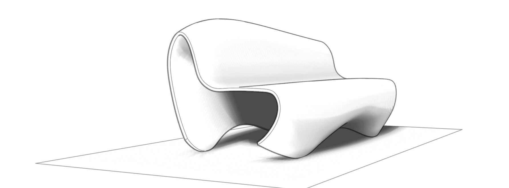 An exterior furniture for Noor Island Garden in Sharjah. Krion printed with a traditional pattern to be placed in the cafeteria of the garden.