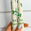 Thumbnail: Personalised Wedding Candle with greenery.