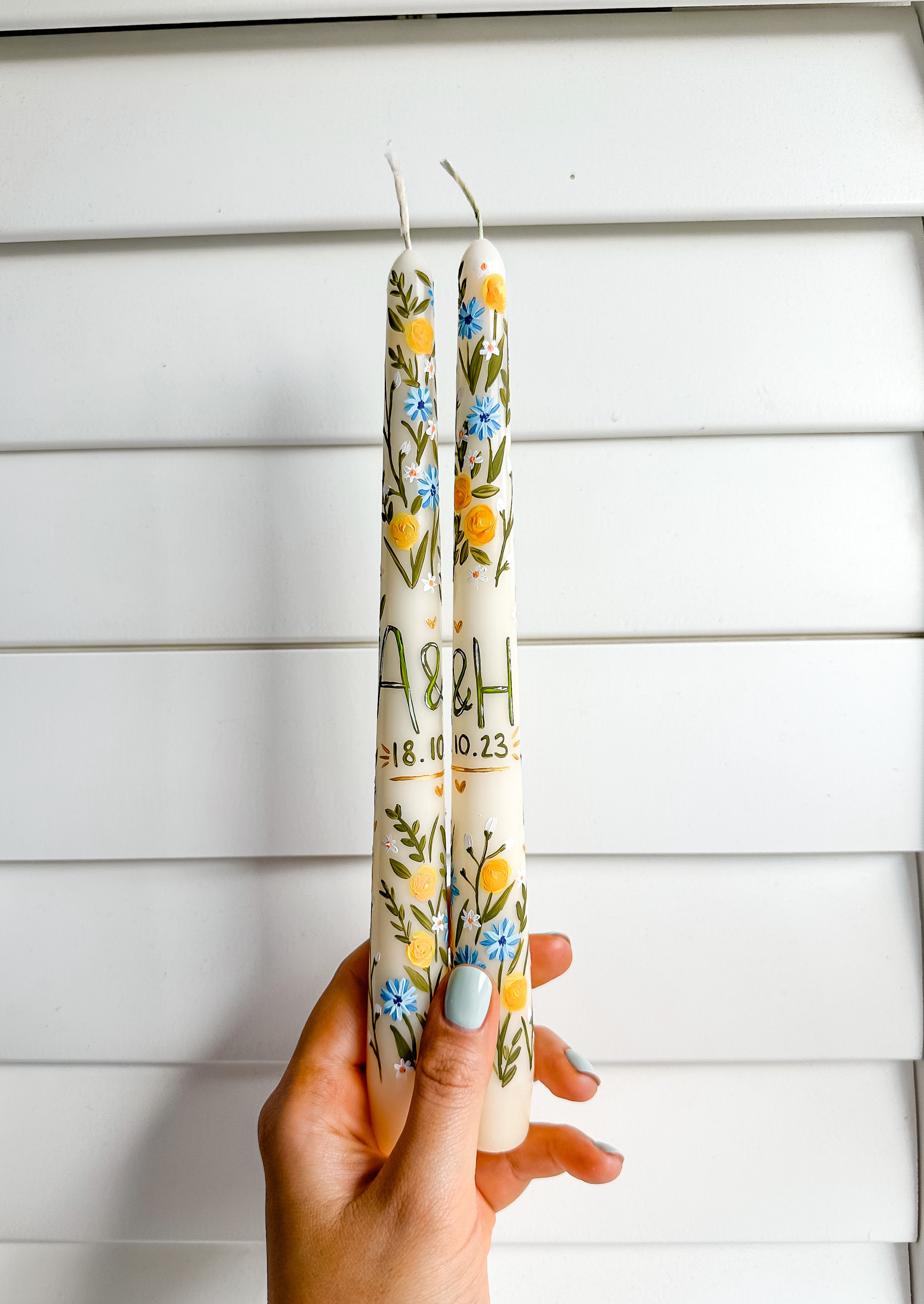 Personalised Wedding Candle