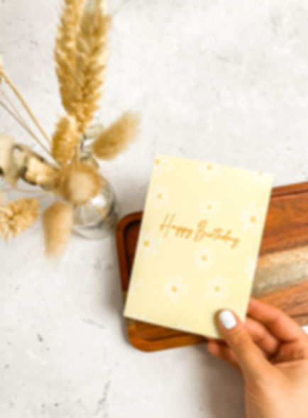 Happy Birthday, Floral - Card