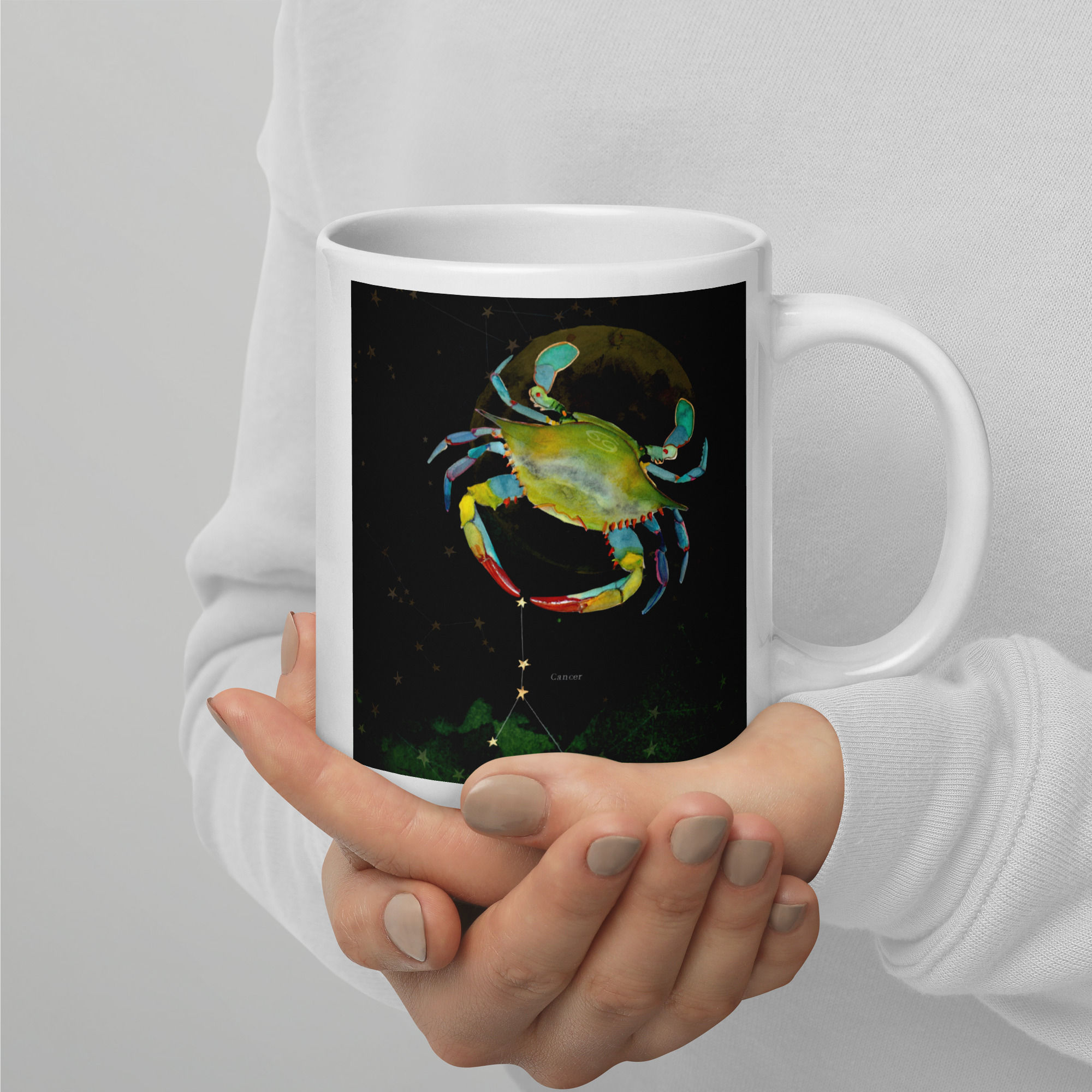 Zodiac sign Cancer beverage mug