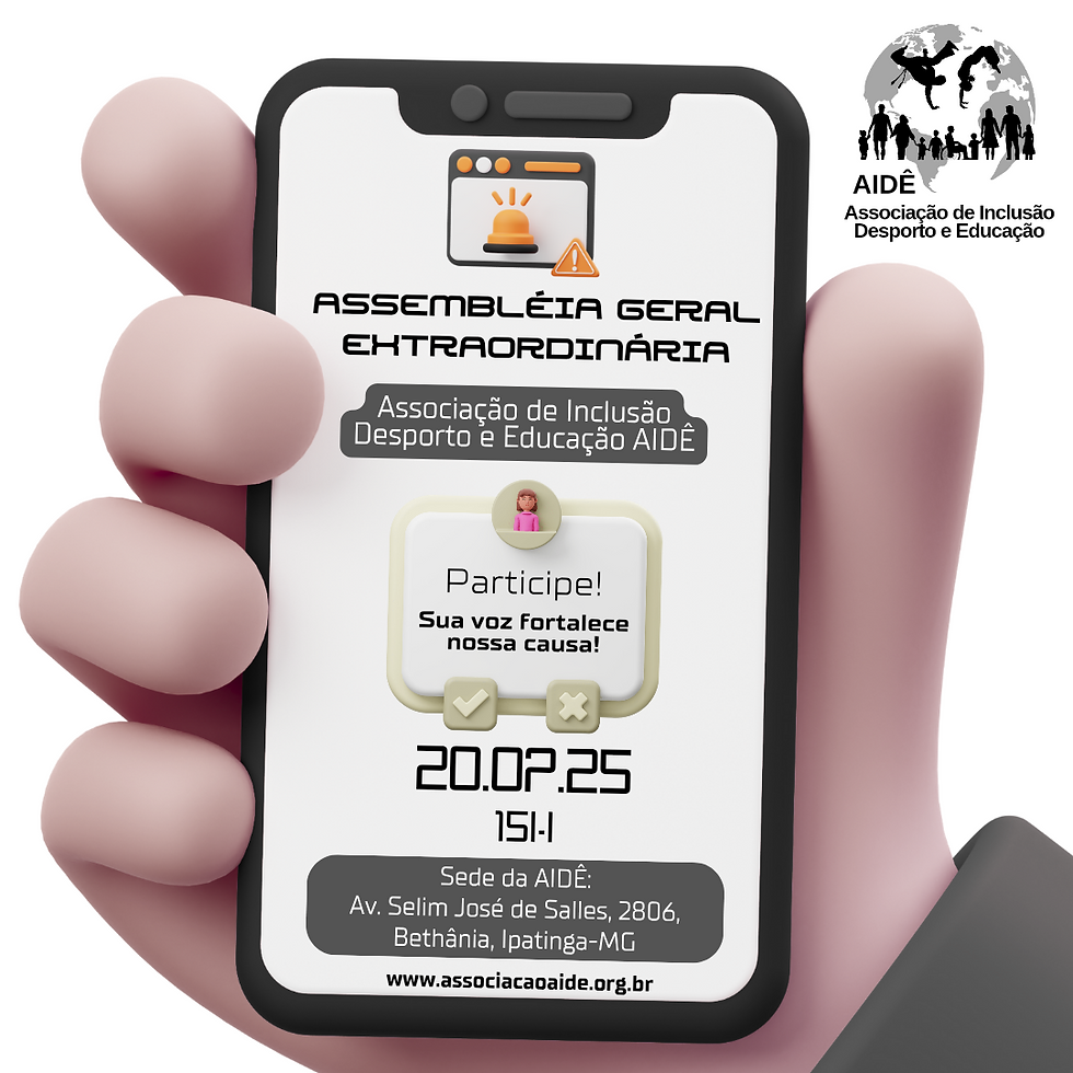Assembleia Geral Extraordinária – AIDÊ