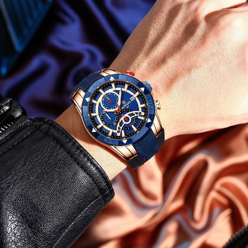 Küçük resim: REWARD  Men's Luxury Waterproof Quartz Watch