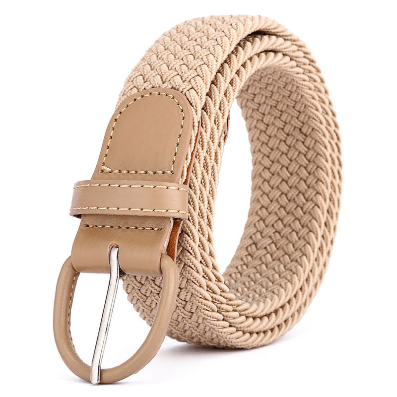 Thumbnail: Men's Woven Single Needle Buckle Belt