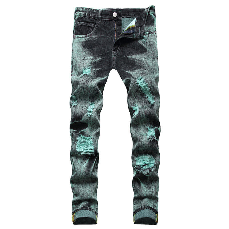 Thumbnail: Men's Assorted Destroyed Denim Jeans