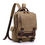 Thumbnail: Men's Small Multi-Function Canvas Travel Backpack