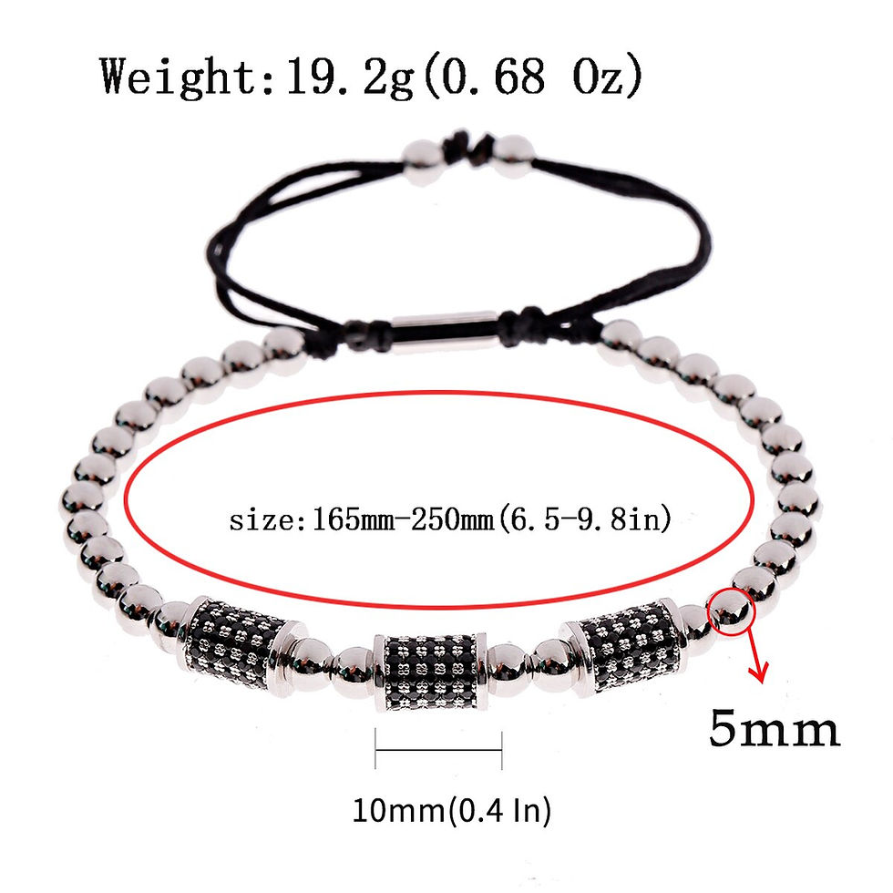 الصورة المصغرة: Men's Luxury Blue Crown Weaving Bracelet