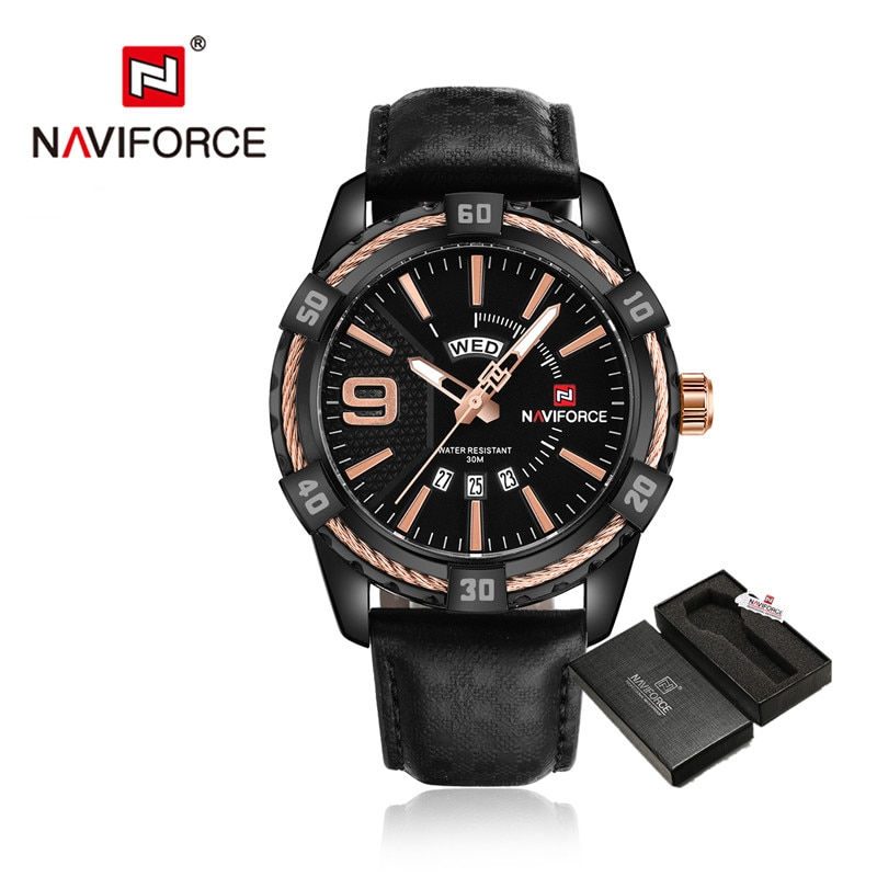 Thumbnail: NAVIFORCE Men's Luxury Waterproof Sports Watch