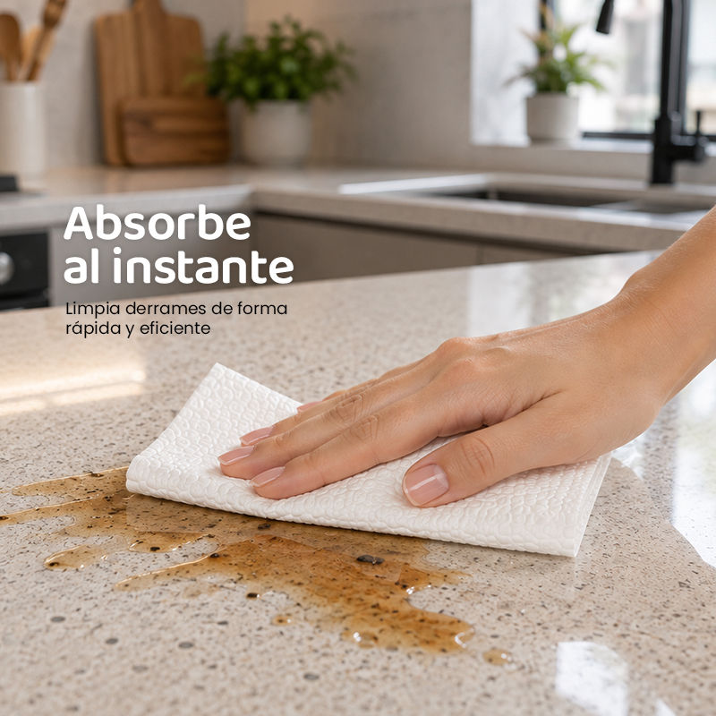 Miniatura: Trapo de Limpieza Desechable BLENVI (30 hojas)