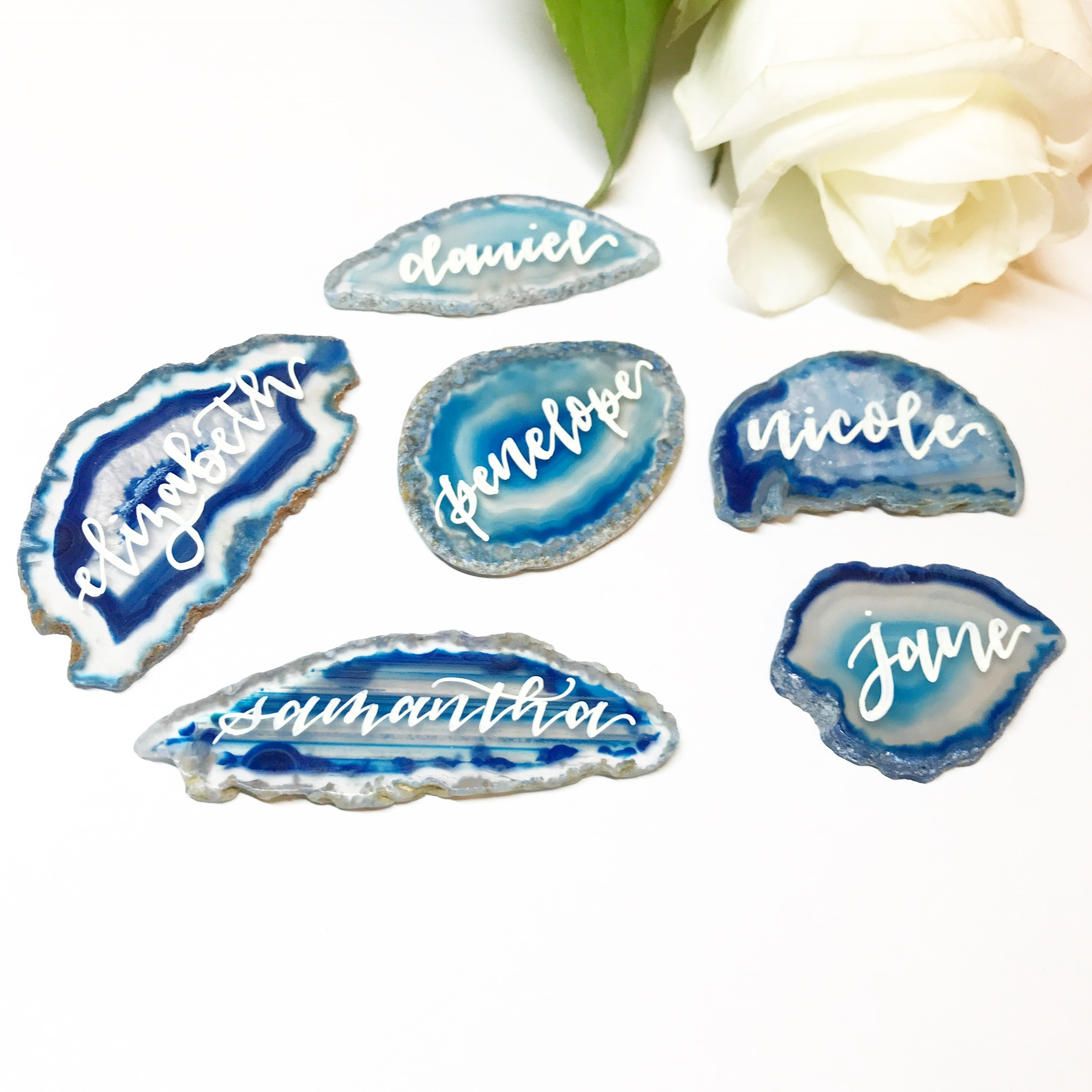 Agate Place Cards