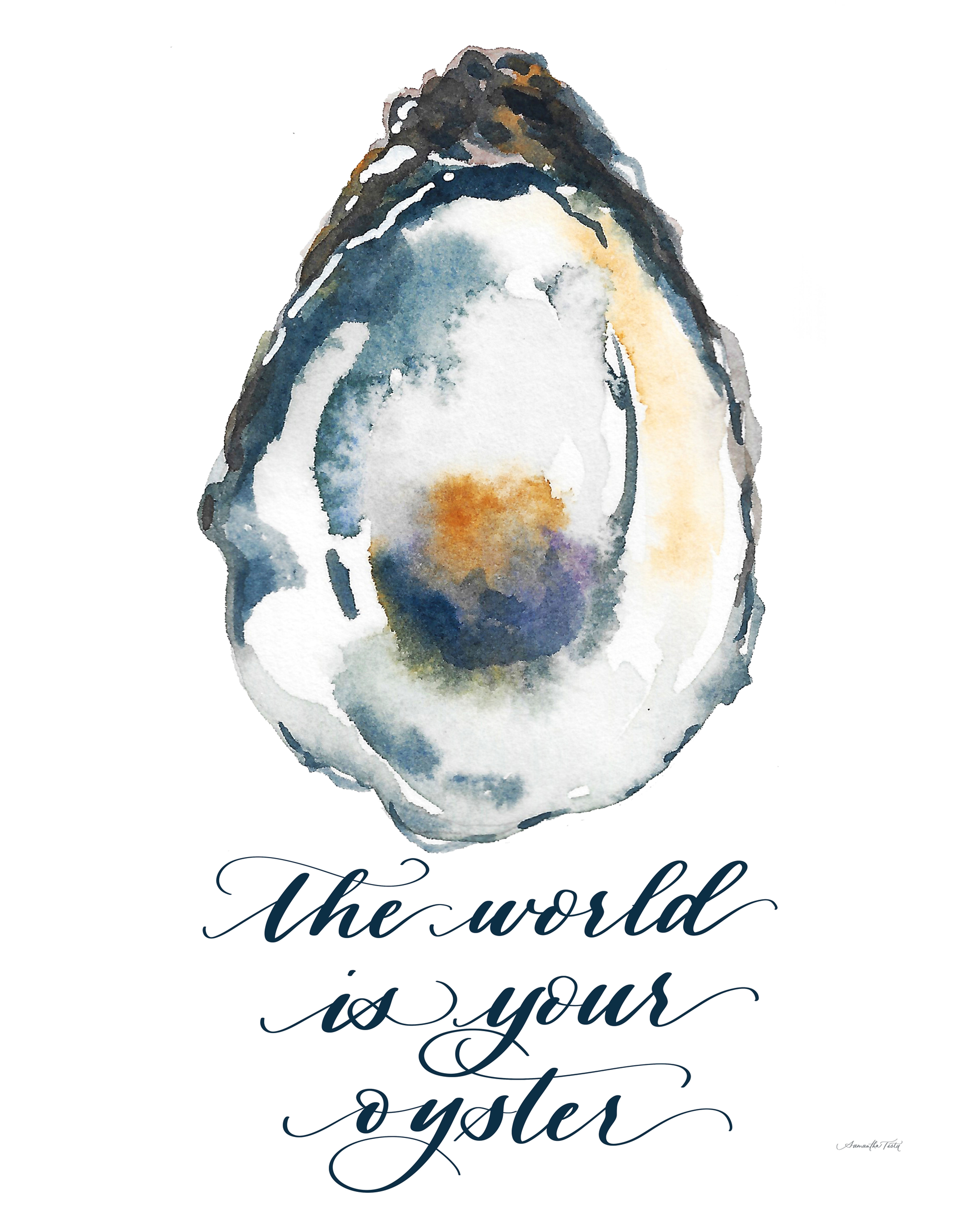 The World is Your Oyster Print