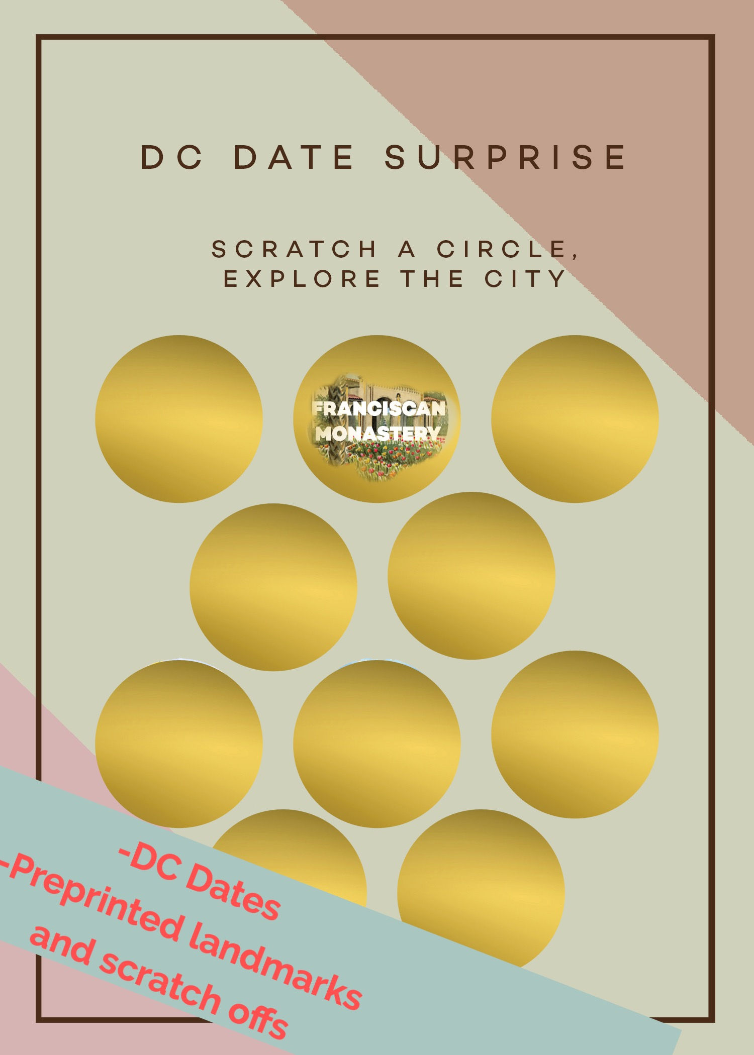 Date Scratch Off Postcards