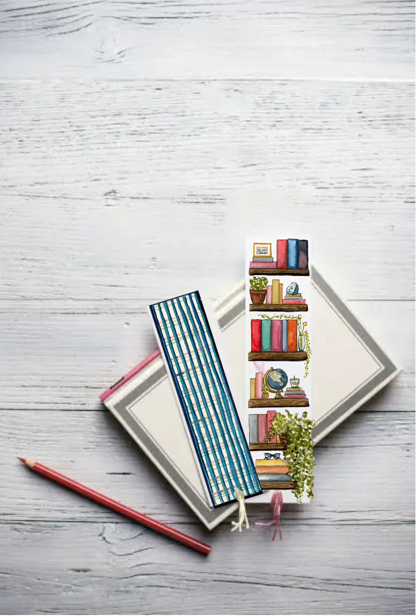 Watercolor Bookmarks and Book Talk