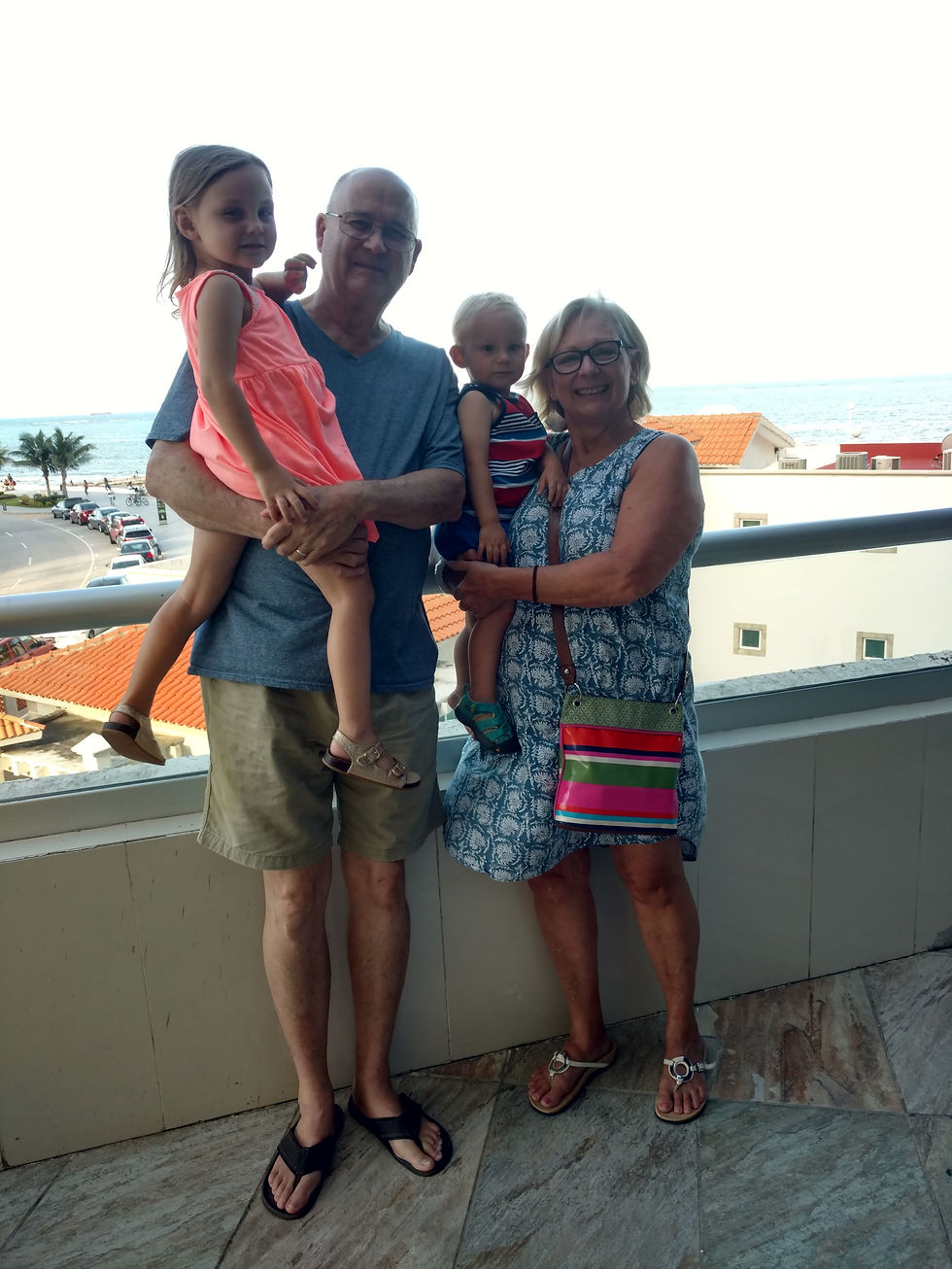 Papa and Mimi visiting