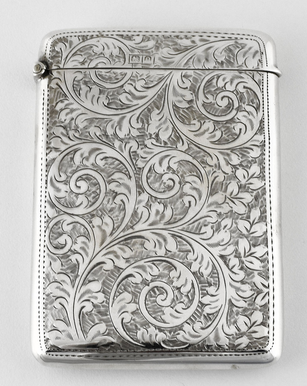 Thumbnail: Antique George V Solid Silver Card Case
