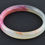 Thumbnail: Vintage Lavender Jade Bangle, Pale Green & Pink Shades